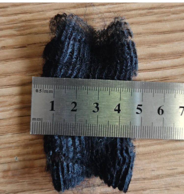 Black Color recycled polyester staple fiber for car material