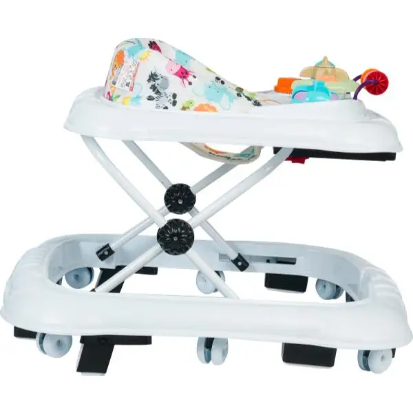 High Quality Baby Walker Carrier Music Light Toddler Learning to Walk Toy with 3 Height Levels Trendy Plastic Frame Car Type