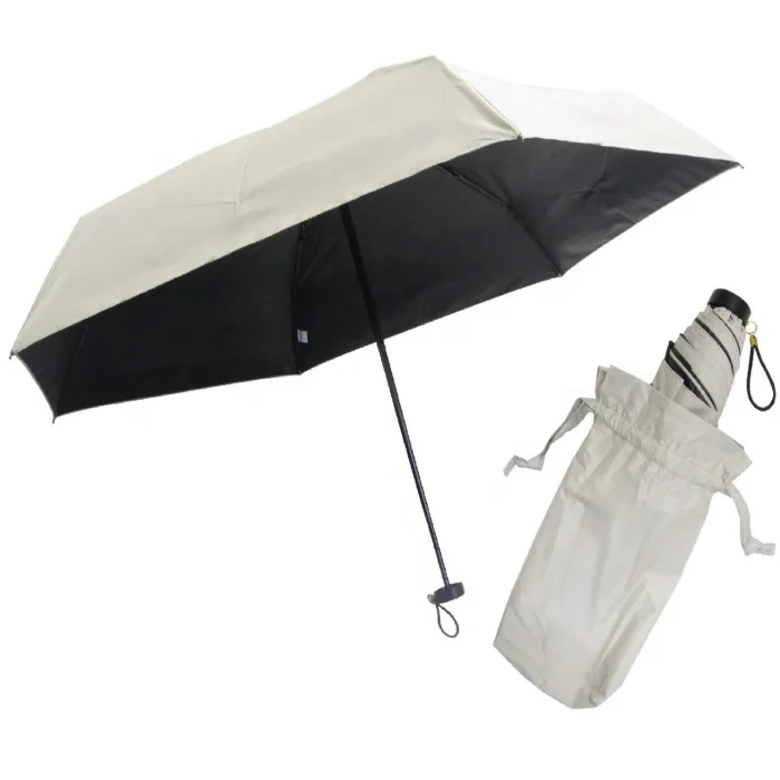 
Rain and Light Umbrella UV 99% Cut with Color Coated on The Back of The Fabric Sunny and Rainy Umbrella Folding Manual Plastic 