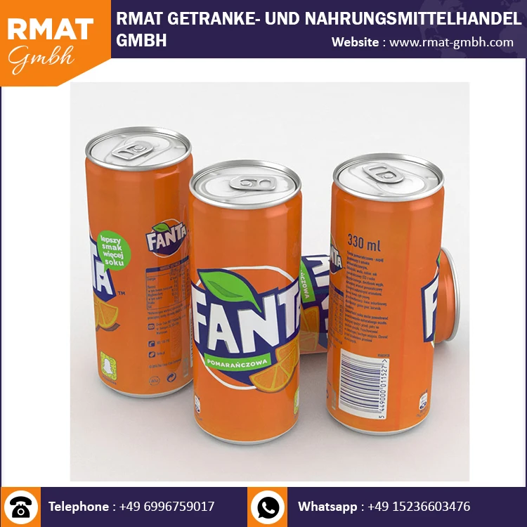 
Top Selling Cold Drink Fanta Can 330ml 