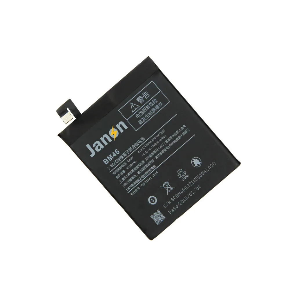 Оригинальный сменный аккумулятор BM46 3 85 В 4000 мАч для Xiaomi Redmi Note