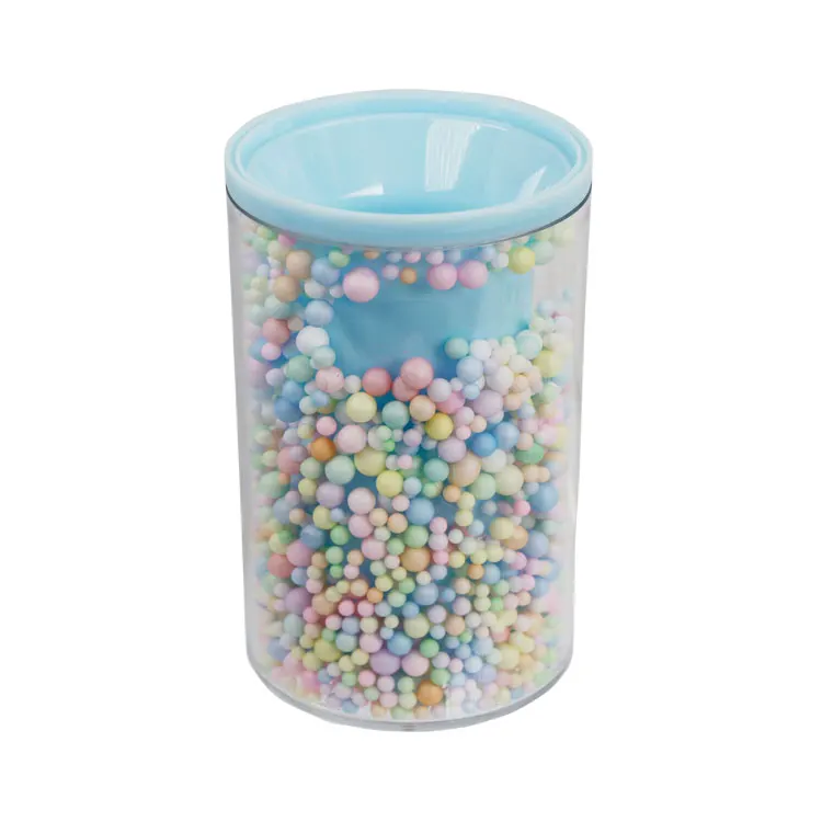 2022 new style colorful pencil holder for home office, pen cup stand for desk with bubble ball for kids teens, cute pen holder