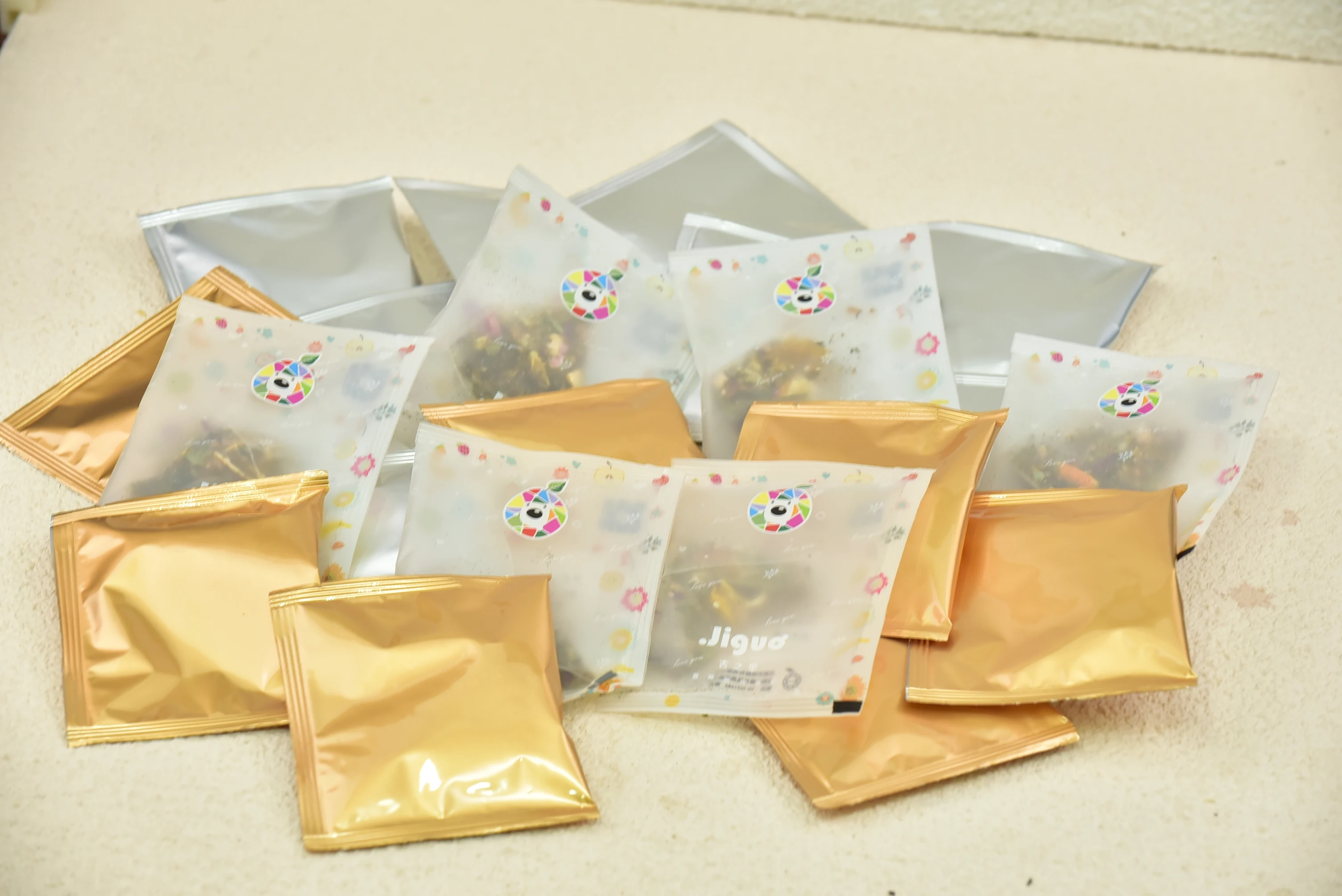 ginger tea bags organic detox tea flavored herbal fruit tea Private label factory OEM