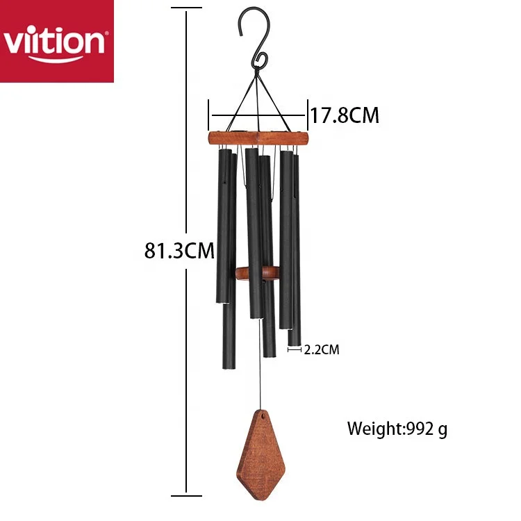 Ветряные колокольчики для потери любимого человека Prime, колокольчики ветра с сочувствительностью черного цвета, памятные колокольчики ветра с уникальным сочувствительностью