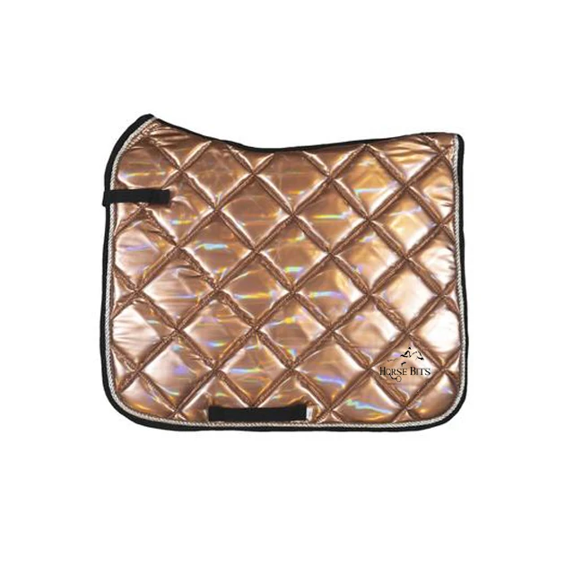 Saddle pads, Satin saddle pads, Yellow colors saddle pad matching / Dressage cut and Jumping saddle pads