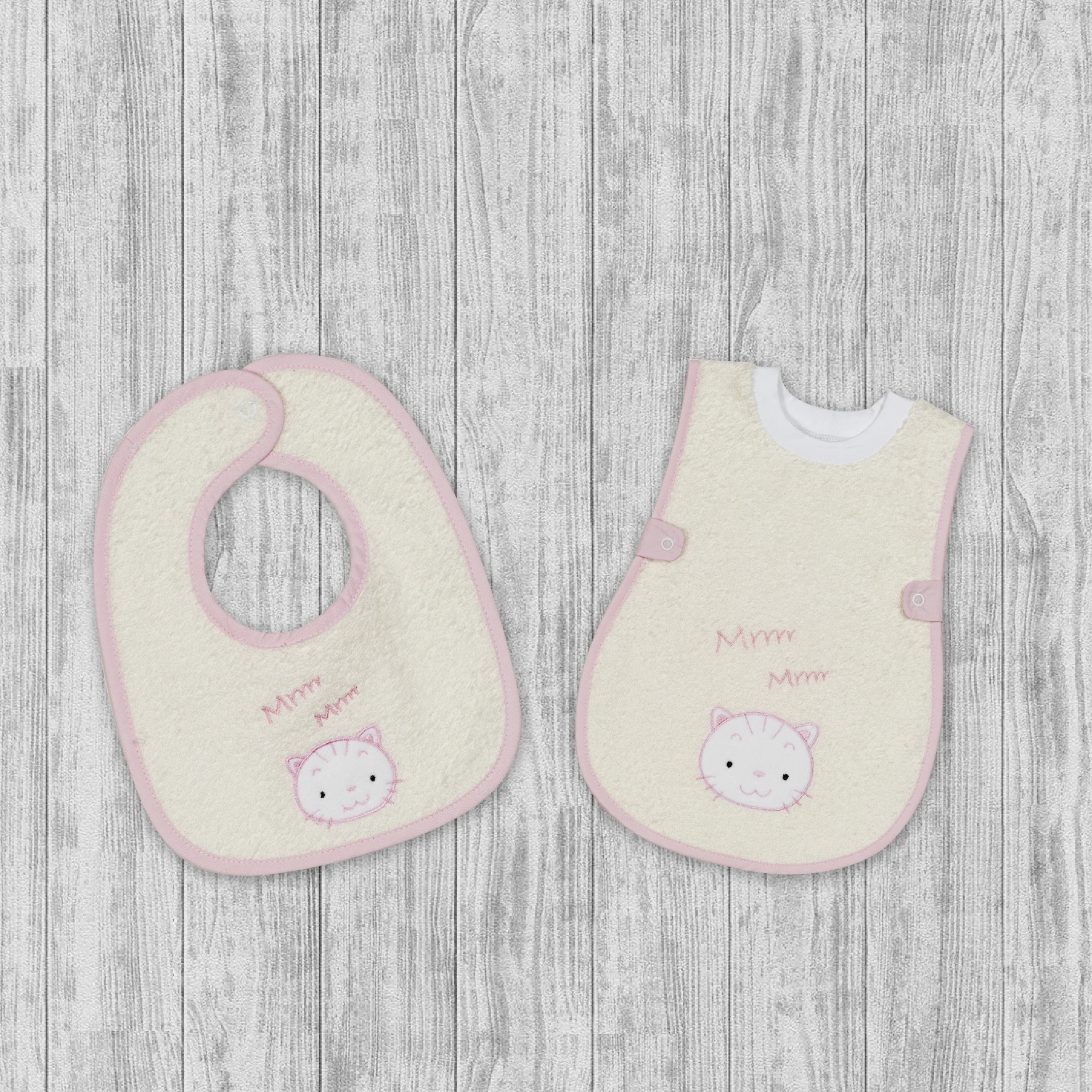 
Сертифицированные хлопковые махровые детские нагрудники 