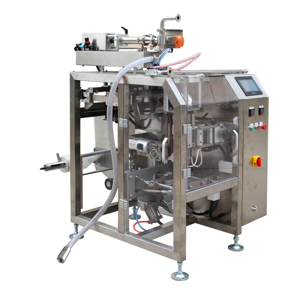 Side sealing automatic packing filling machine water soy sauce vinegar liquid packaging machine