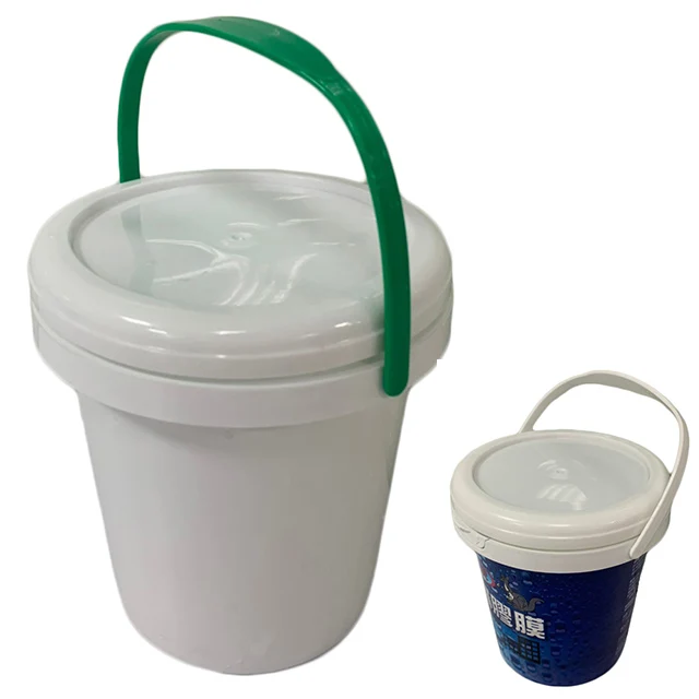 
 Круглое пластиковое ведро объемом 1 л для упаковки пищевых продуктов  