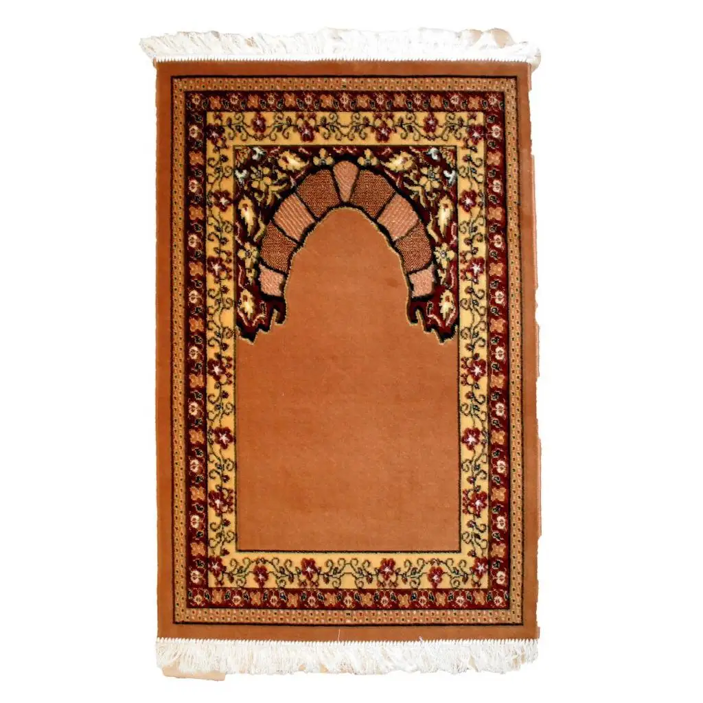 Wholesale Bulk Muslim Prayer mats Non Slip Solid color dyed  Velvet  light weight high quality prayer mats Customized designs