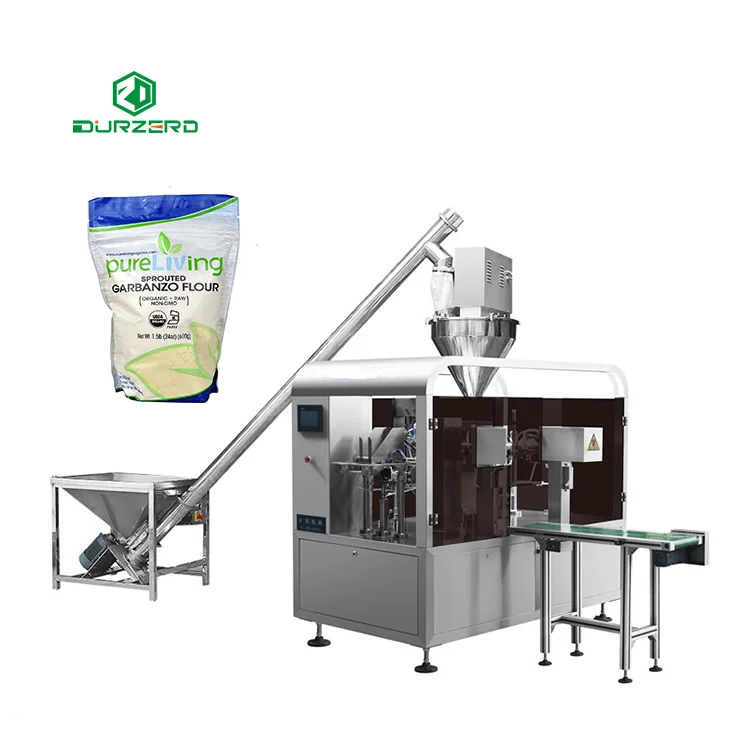 Fully Automatic Flour Packing Machine mini Pouch Packing Machine 1 kg Pouch Packing Machine