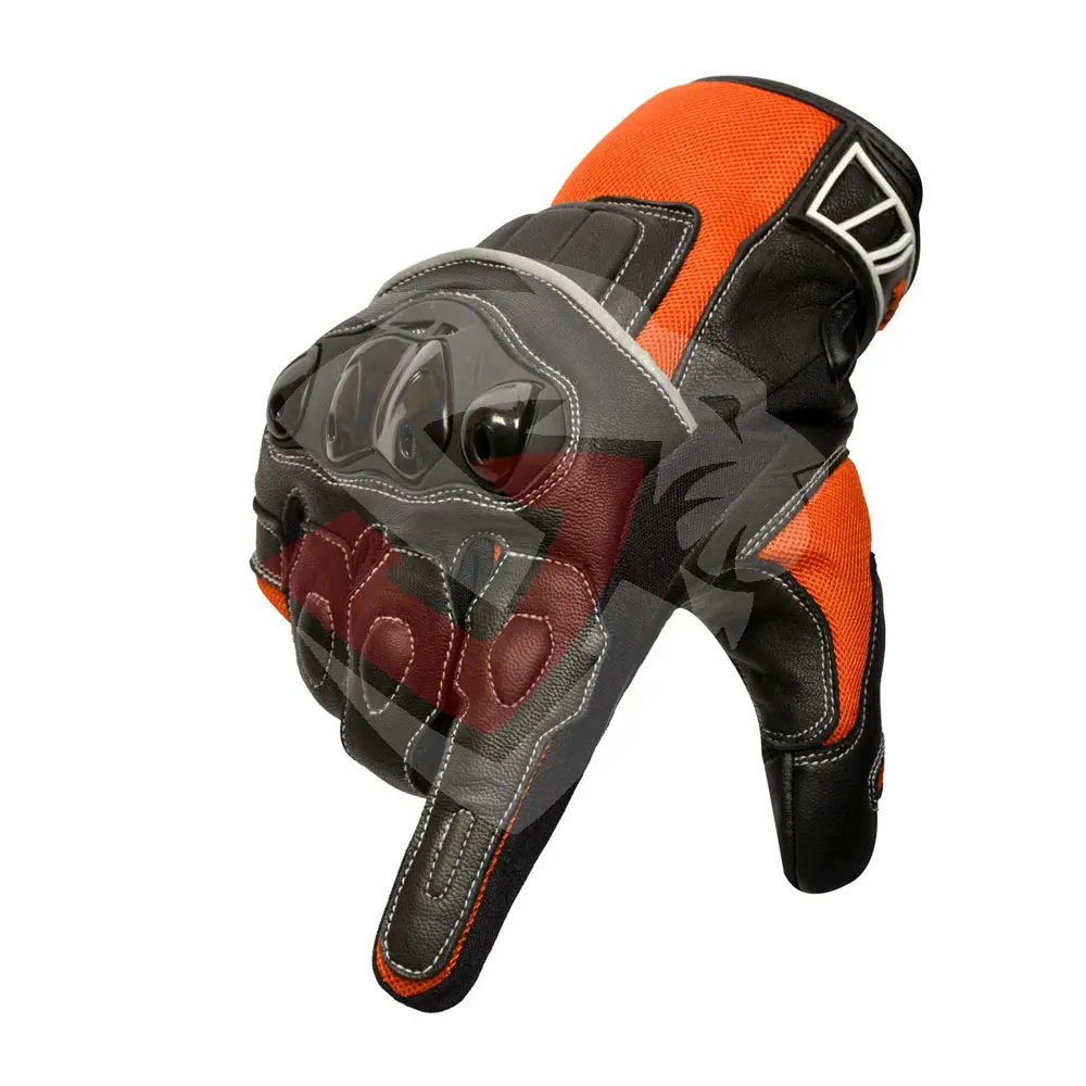 Высококачественные модные новые стильные противоударные Кожаные Мотоциклетные Перчатки мотоциклетные спортивные кожаные перчатки для верховой езды