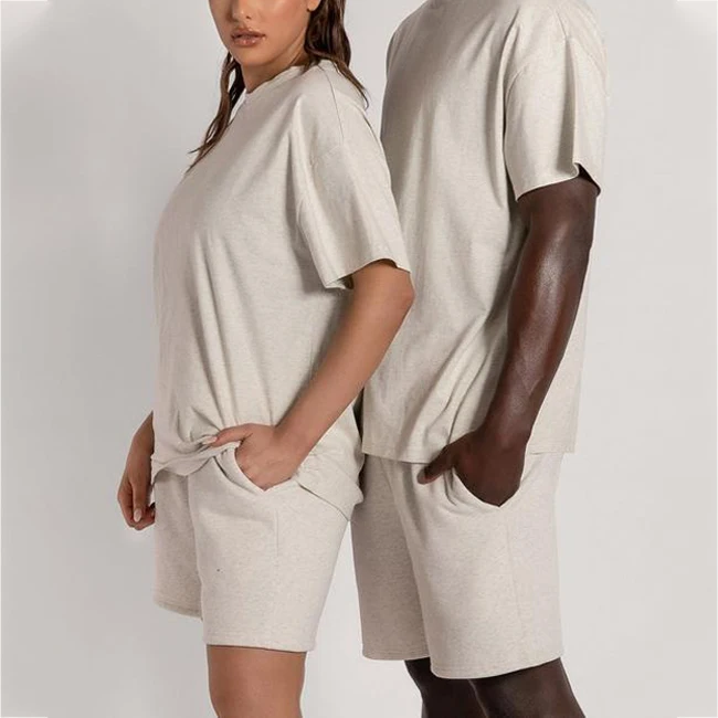 Oem Manufacture Bulk Custom T-shirt Oversized Femme Couple Black Heavyweight Premium Cotton T Shirt