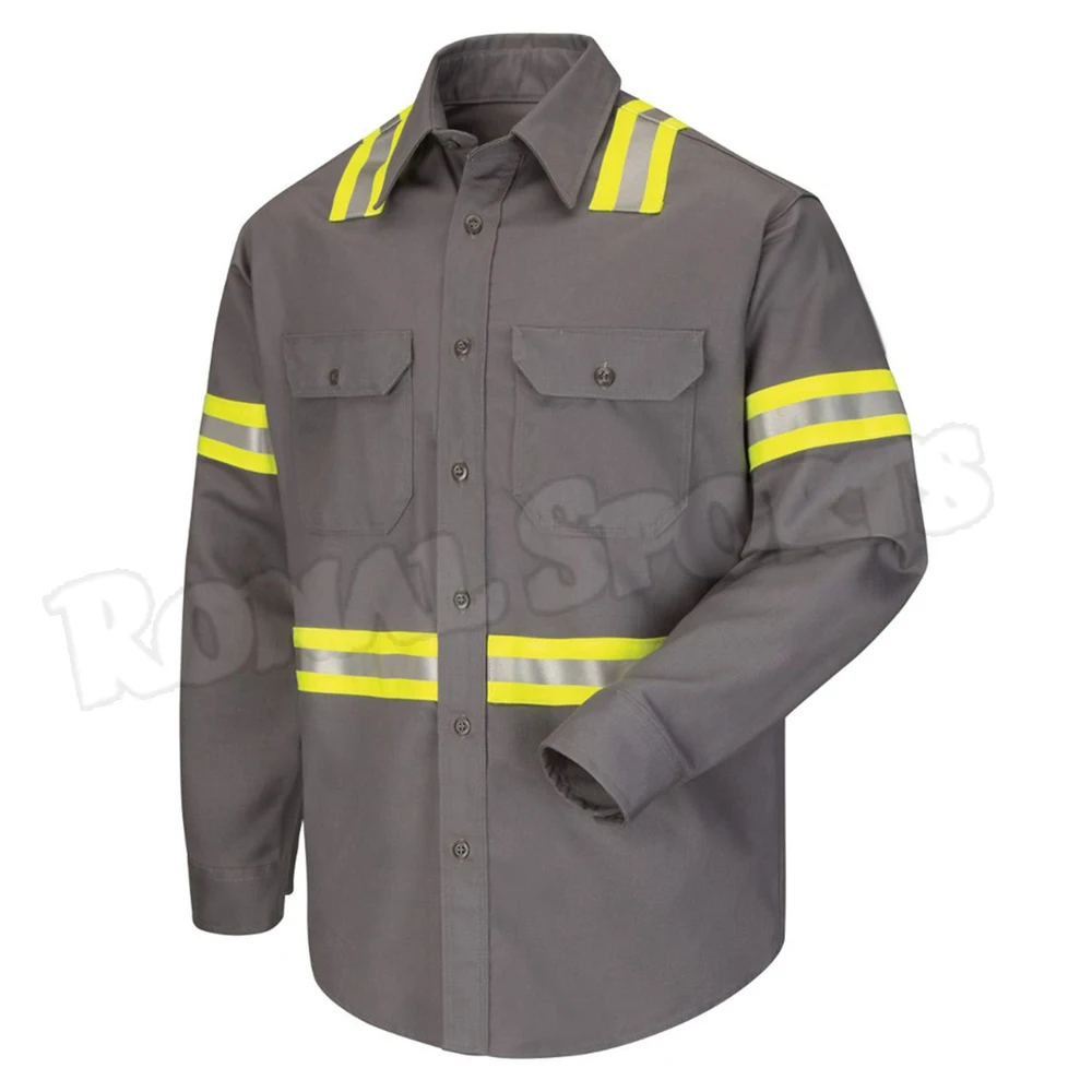 Wholesale Reflective Vest Clothing Custom Hi Vis Logo Safety Reflective  Polo T Shirt