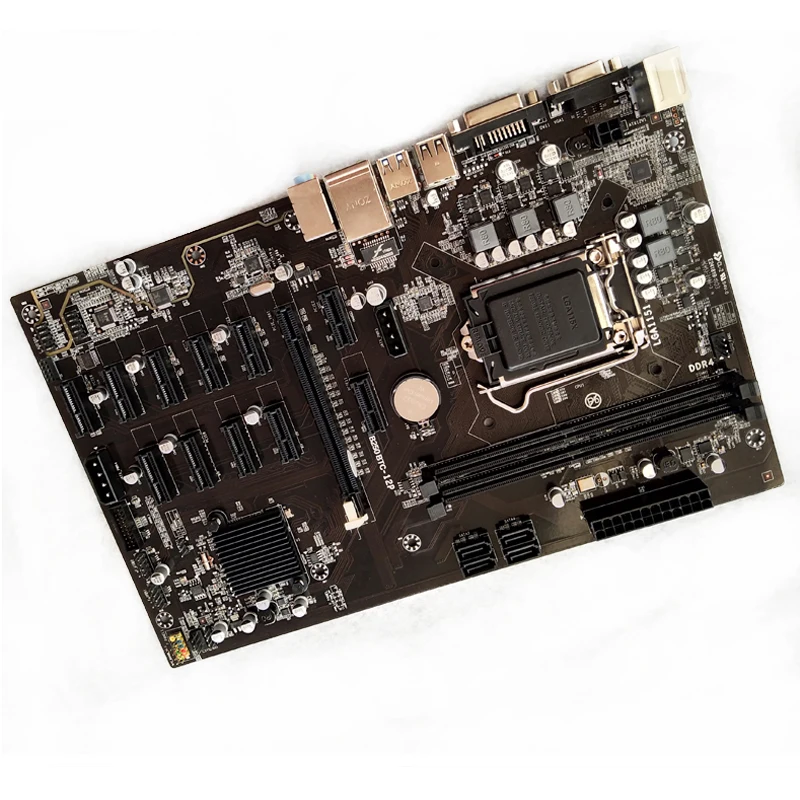 B250 12GPU материнская плата Expert 12 PCI Intel чипсет DDR4 RAM
