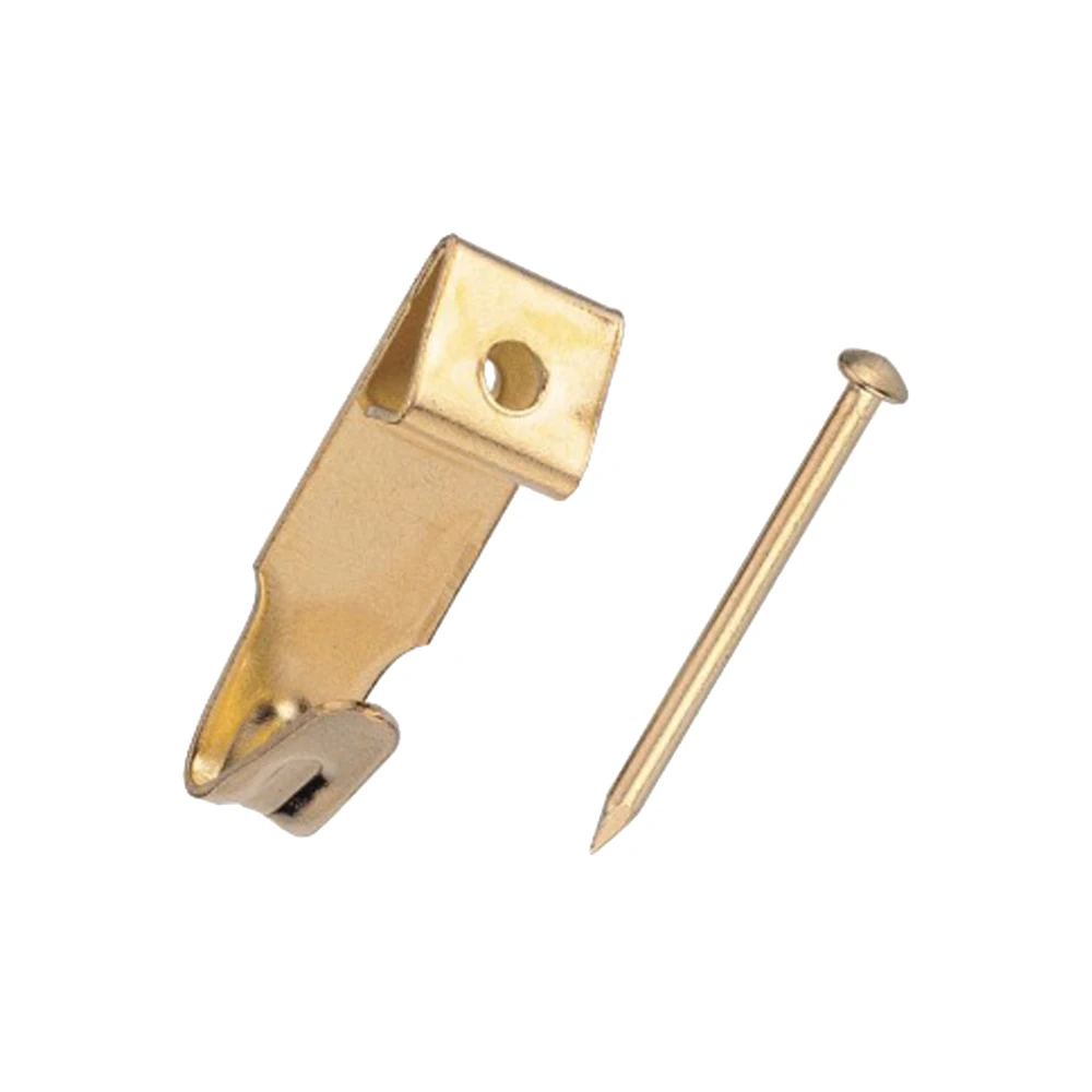 brass plated picture frame hanging hooks