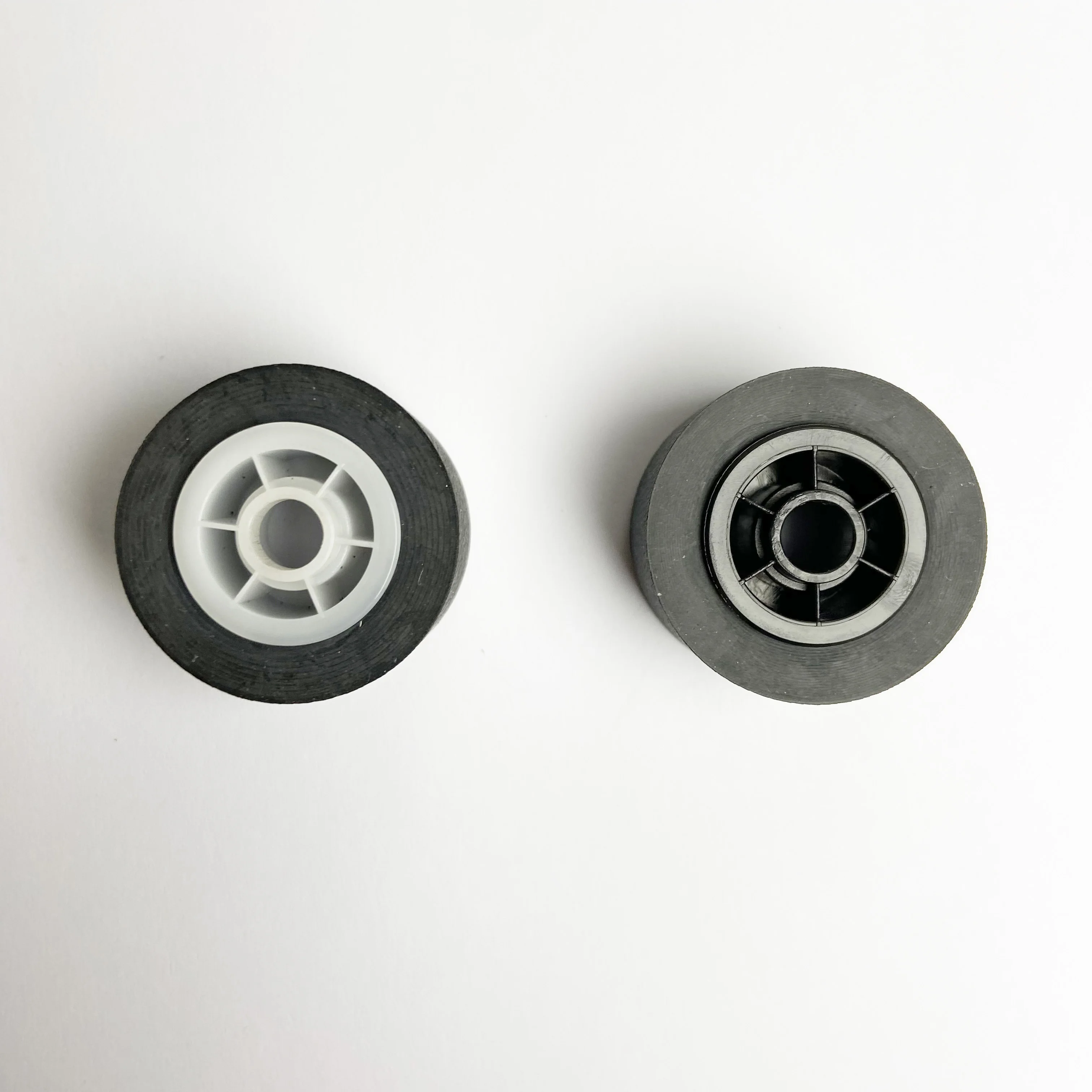 High concentricity rubber coated bearings