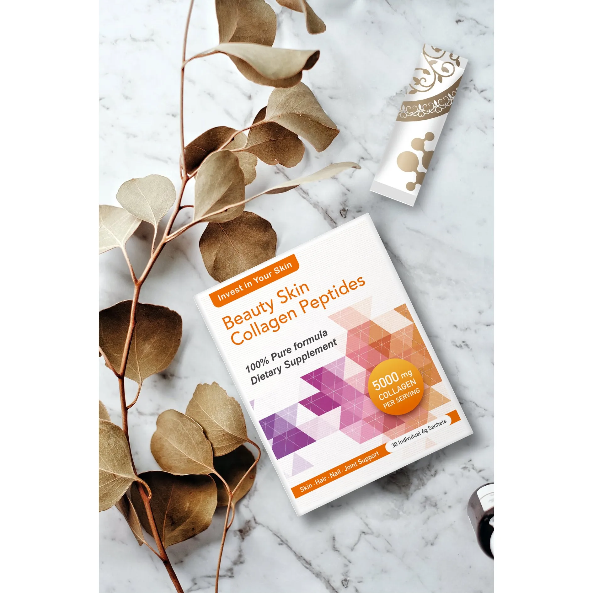 
Unflavored wholesale collagen powder drink 