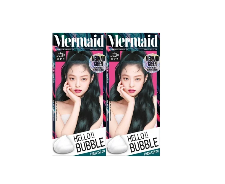 HELLO BUBBLE 4GN Mermaid Green Hair Dye Color Miseenscene Korean Cosmetics