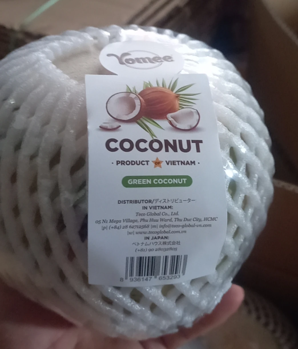 Овальная кокосовая вода Linecut Xiem