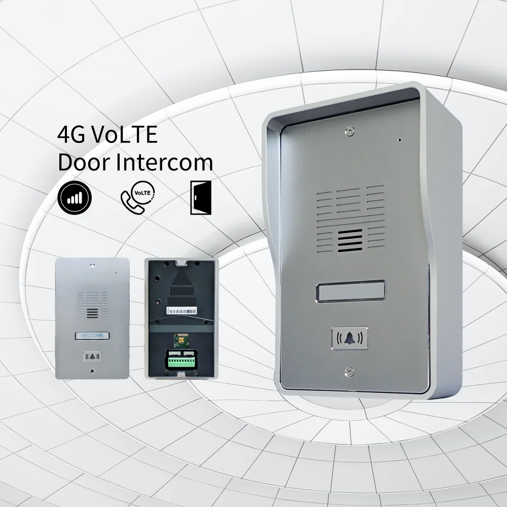  3g дверной телефон 4G внутренняя связь GSM контроль доступа набор для открытия автономный LTE аудио беспроводной звонок