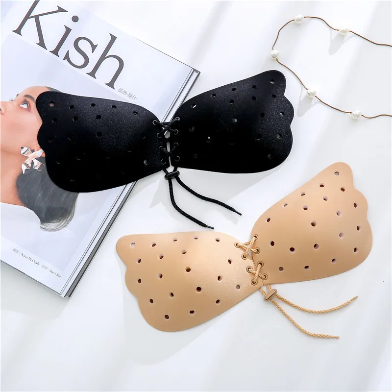 
Rope Dropshipping Strapless bra wholesale Angel LALA Goddess Sexy Push Up self adhesive Invisible Bra 