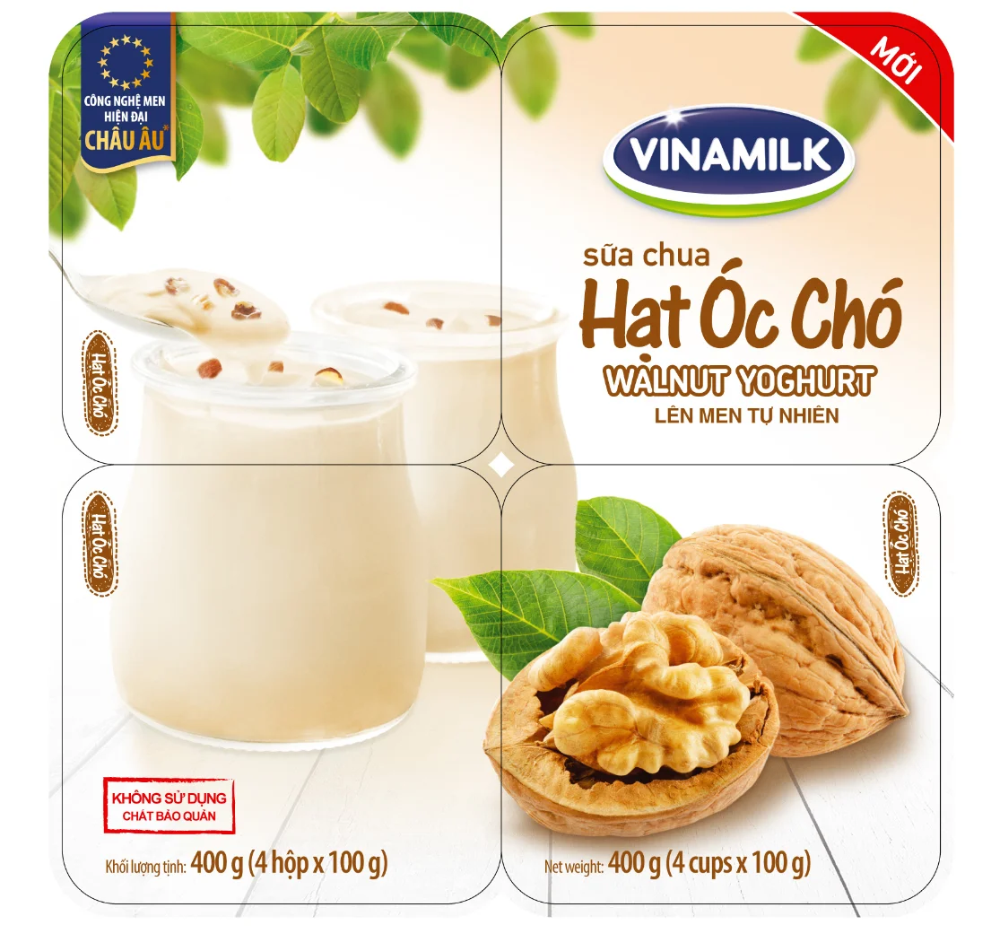 
Eating Yogurt - Vianmilk - High Quality - Black Rice Yogurt - Packing 100g per box x 48 boxes per Carton 
