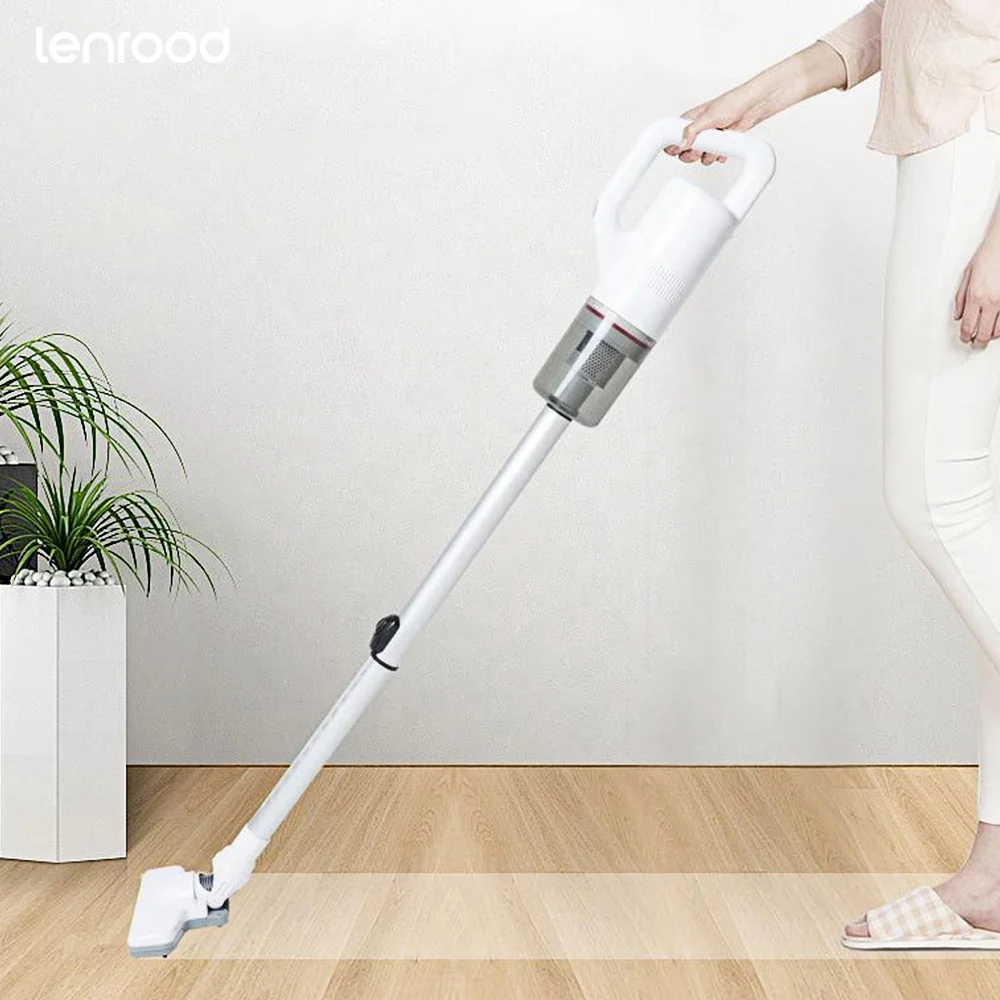 Lenrood Wireless Vacuum Cleaner LR-QH858 Multi-purpose  Silent Handheld 120W Auto Vacuum Cleaner 7.5kpa suction HEPA Filter