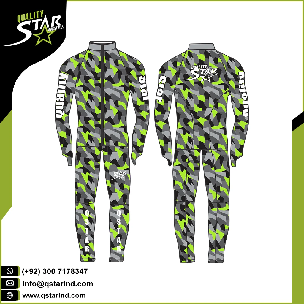 Men`s Skiing Racing Suit Cheap Price Customized Logo Printed top best Men Ski racing suits removeable hood snow suit
