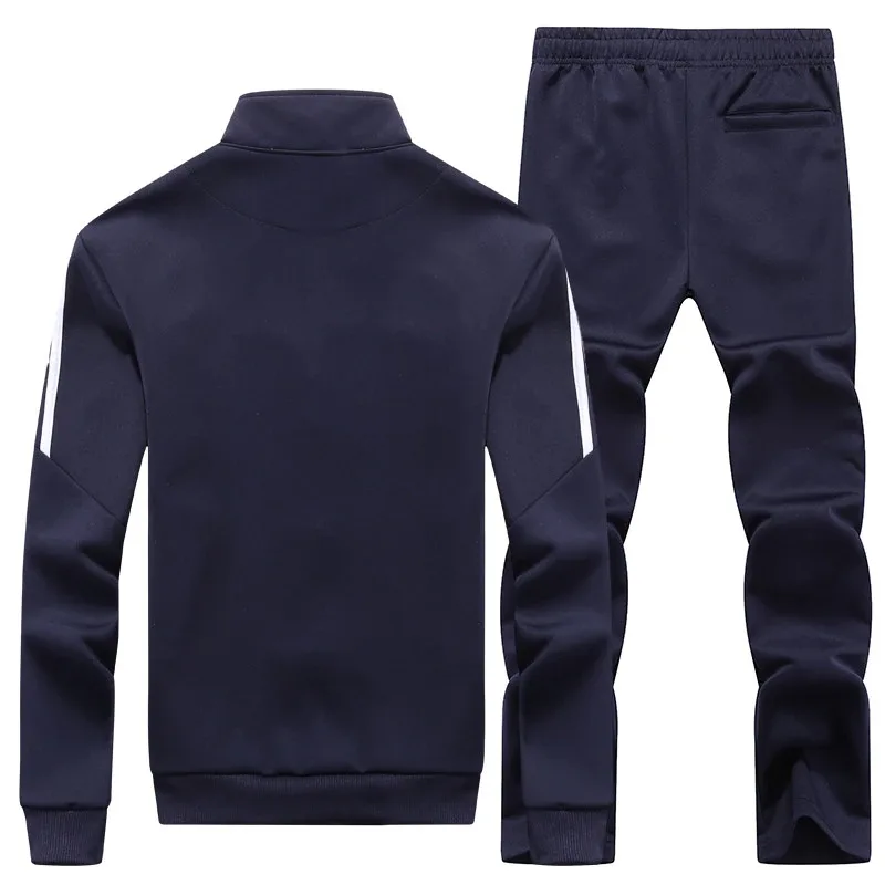 Custom Mens Two Piece Set Tracksuit wholesale Sports Cotton Tracksuits
