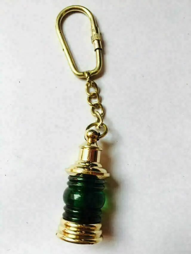 Nautical Brass Lantern Marine Style Key chain Key ring Lot antique handmade Best Item Gift