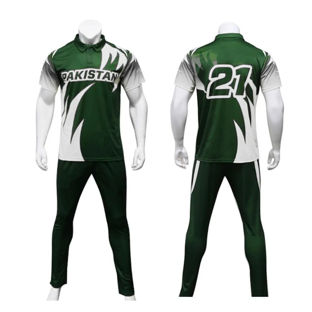 wholesale High Quality cheap Custom Sublimated Cricket Wears Cricket Uniforms With Jerseys And Trousers