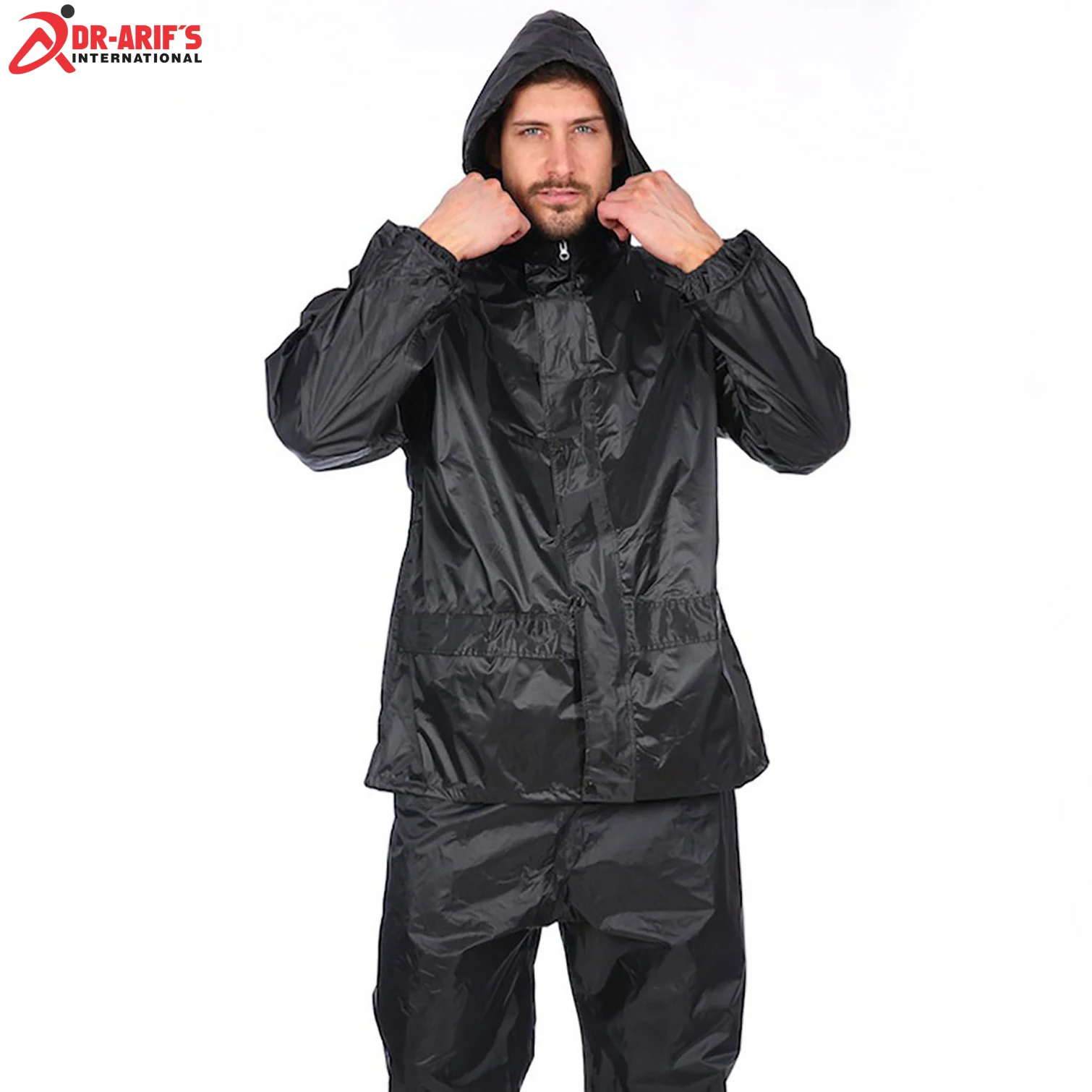 2024 Wholesale Outdoor Waterproof Comfortable Rain Suit Wind Breaker Jacket & Pant for Men Women Disposable Poncho Custom Logo