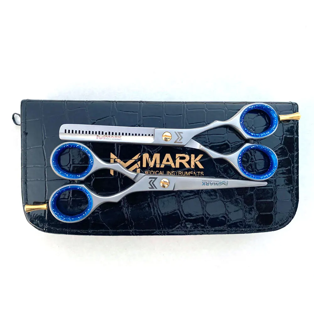Professional Stainless Steel Hair Cutting And Thinning Barber Scissors Set | Cheap Price Barber Shear Sets