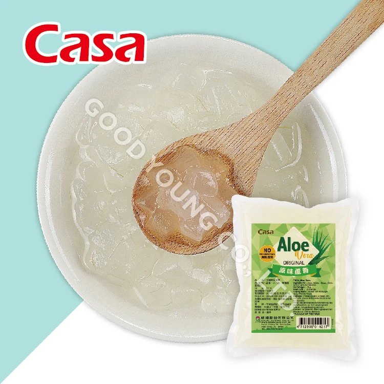 2022 CASA HALAL Certification Vietnam Viet Nam Aloe Vera Pulp Jelly Dice Cube With Good Young Bubble Tea Ingredients