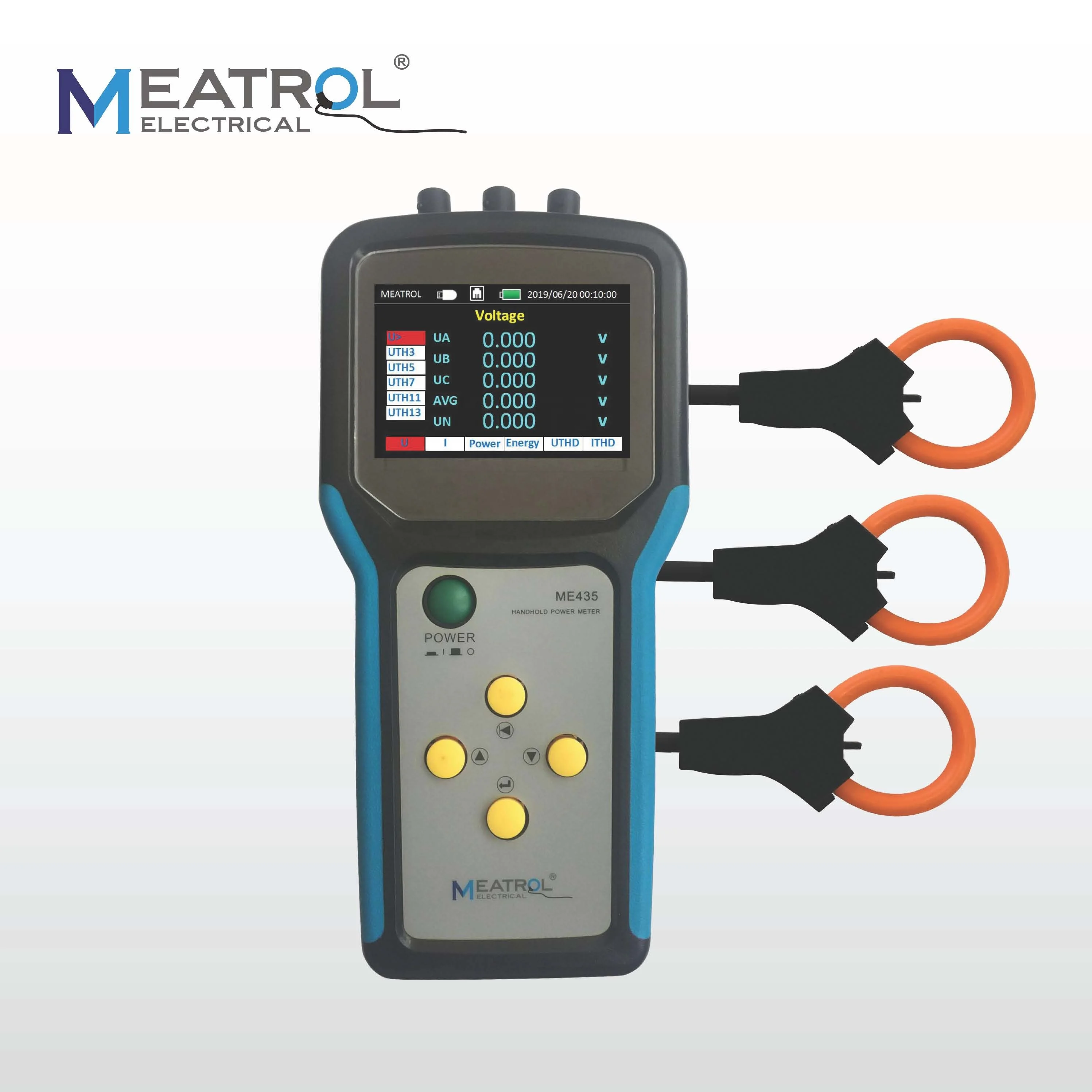 Анализатор электроэнергии METROL ME435, анализатор электросети, анализатор качества электроэнергии