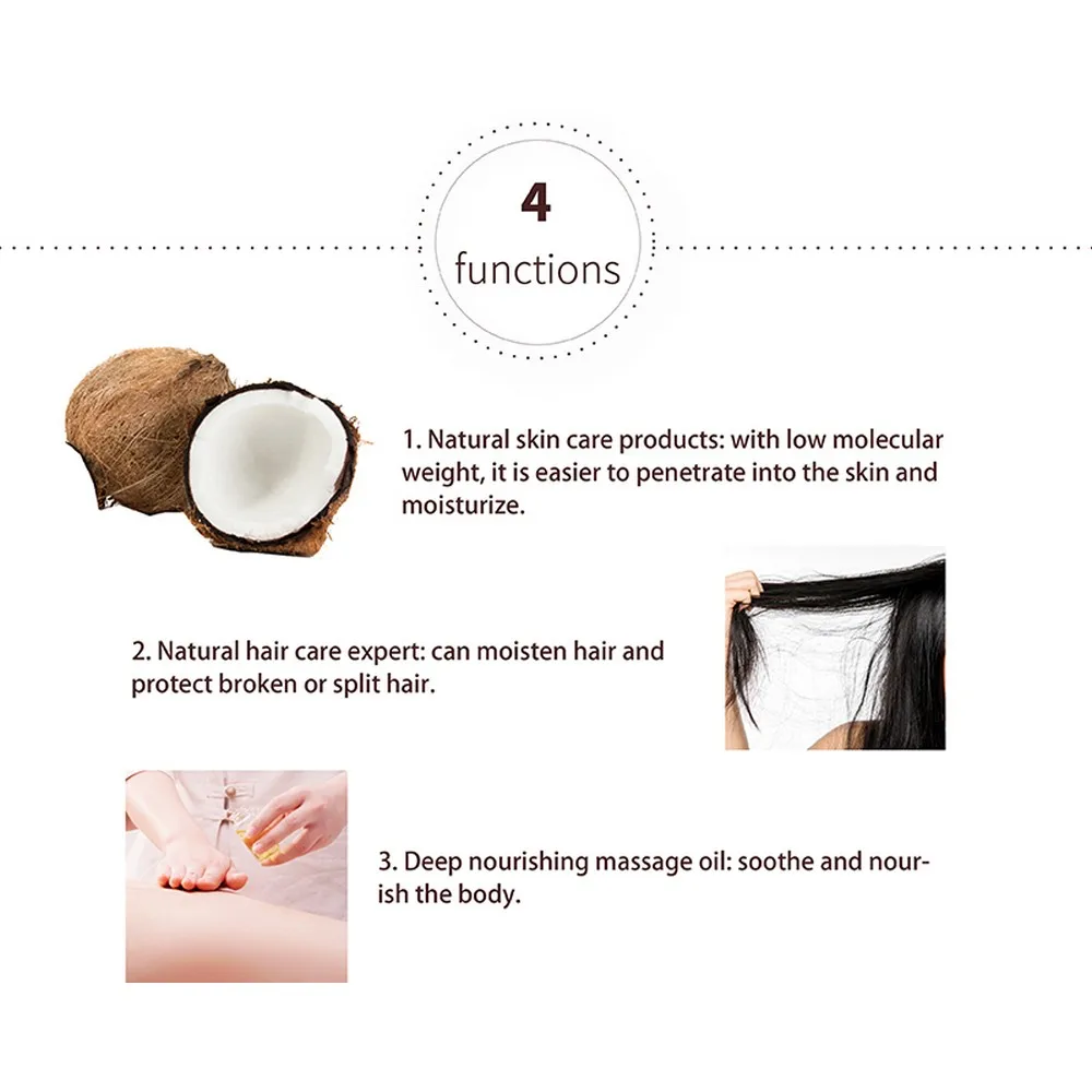 
Extra Virgin Coconut Oil Oil Coconut Manufacture Wholesale Cold Press Base Oil 100% Pure Organic Refined Fractionated 