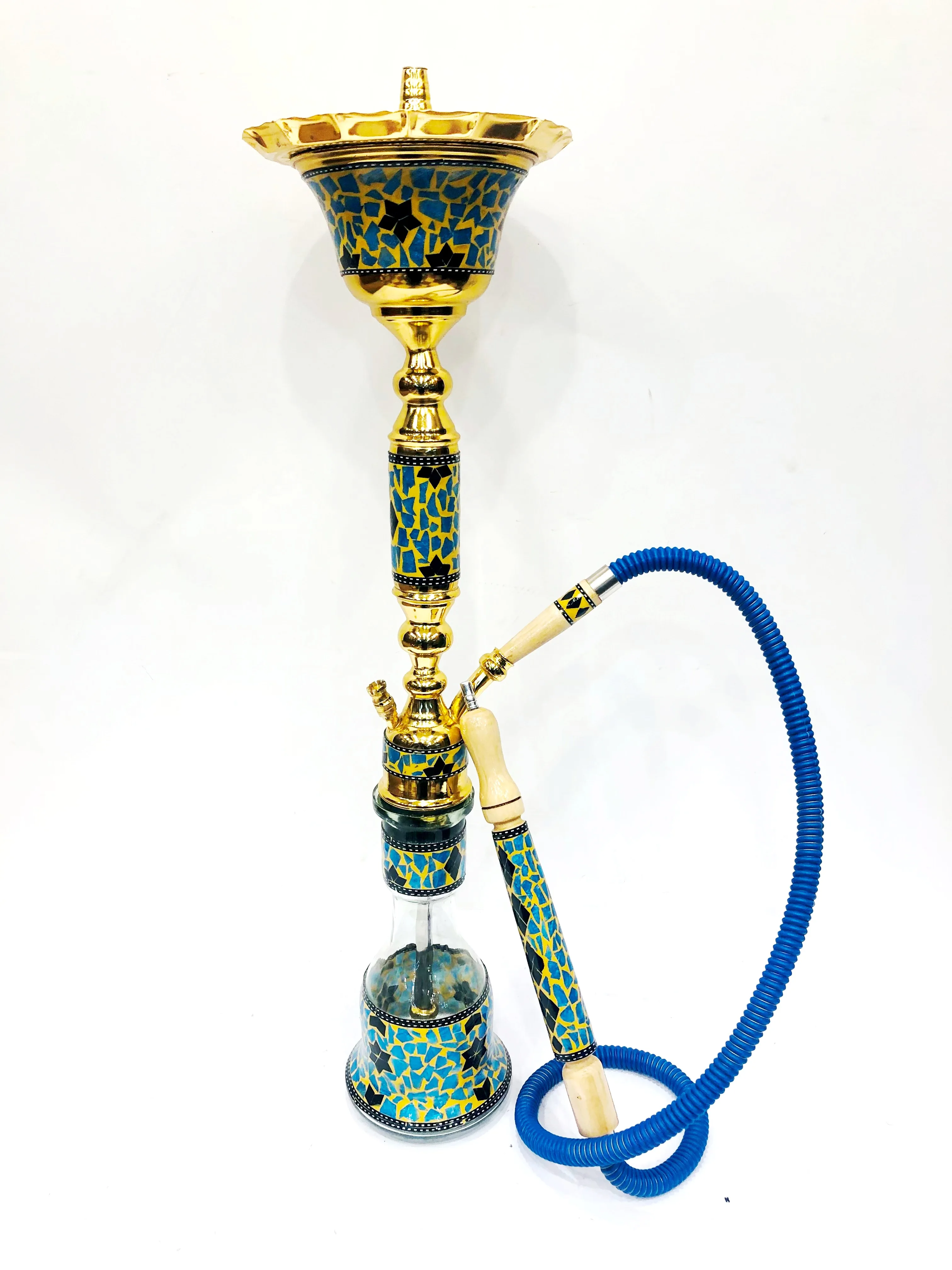 Декоративная трубка для кальяна-купить Египетский кальян лучшее качество перламутровый из нержавеющей стали