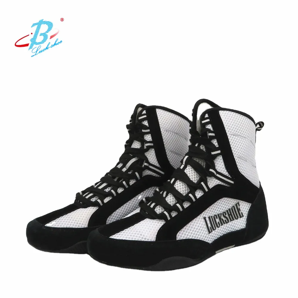 Магазин новых моделей кожаной боксерской обуви MMA High top