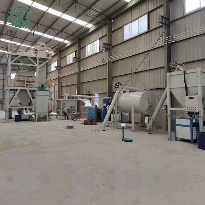 Popular Machine Simple Dry Mortar Production Line For Powder Products Production