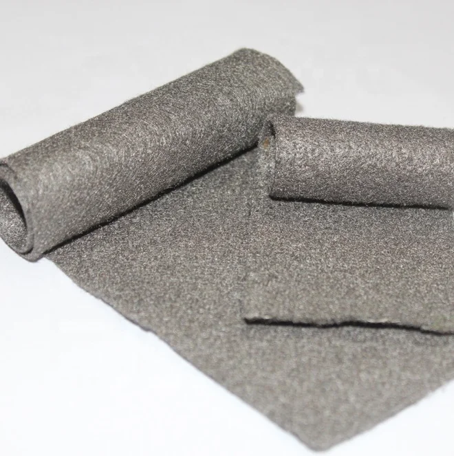 needle punched stainless steel fiber felt