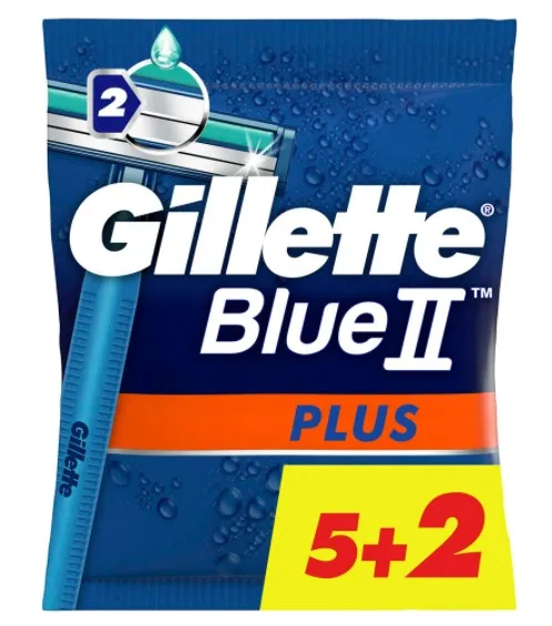 Gillettte Blue 2 Plus Disposable Razor 7 pcs
