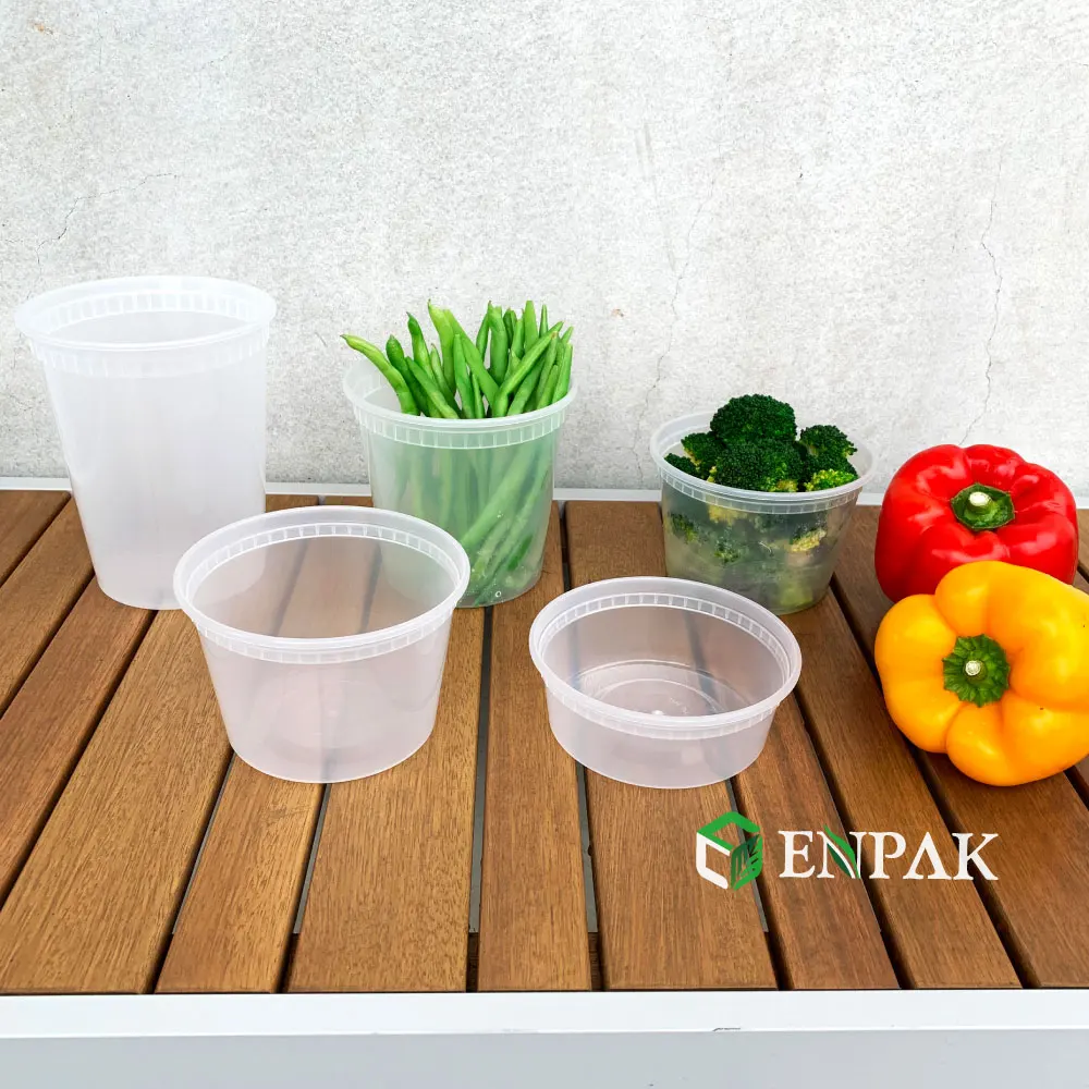 Disposable food containers delivery microwave salad boxes to go cups