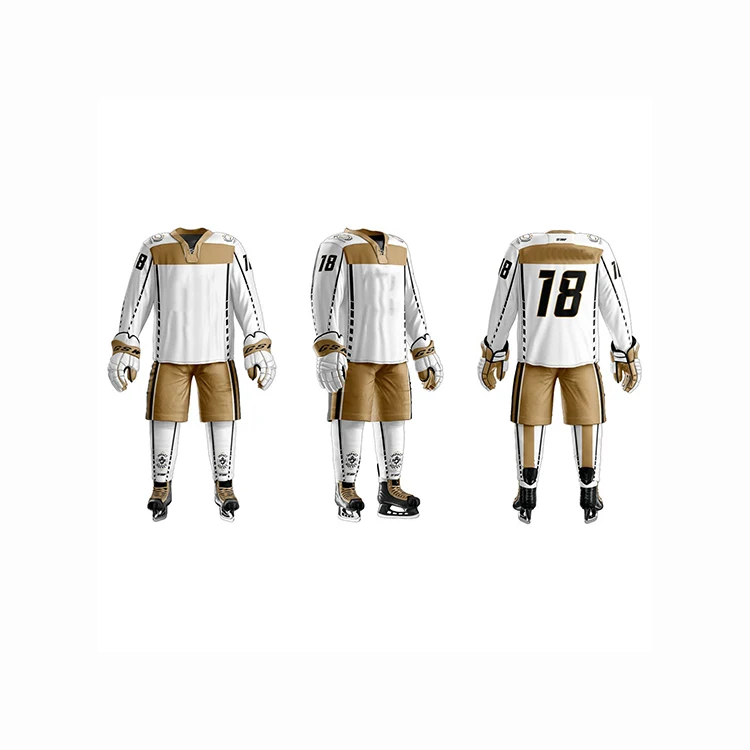 Хорошее качество Высококачественная Мужская униформа для хоккея с шайбой индивидуальная Униформа сублимационной печатью команды распродажа