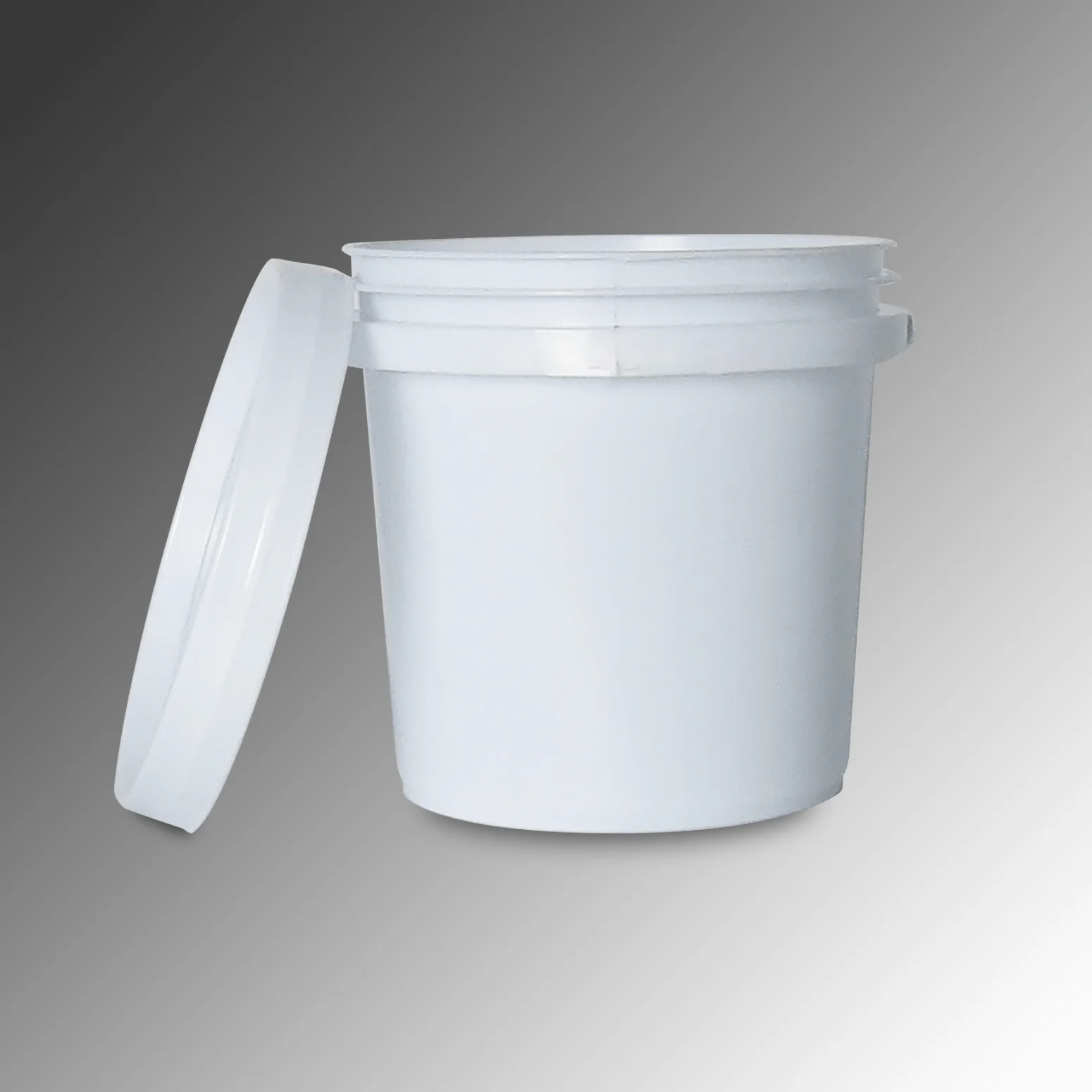 PP Plastic - Plastic Bucket empty Material Plastic Type Paint Bucket  1Lit cone