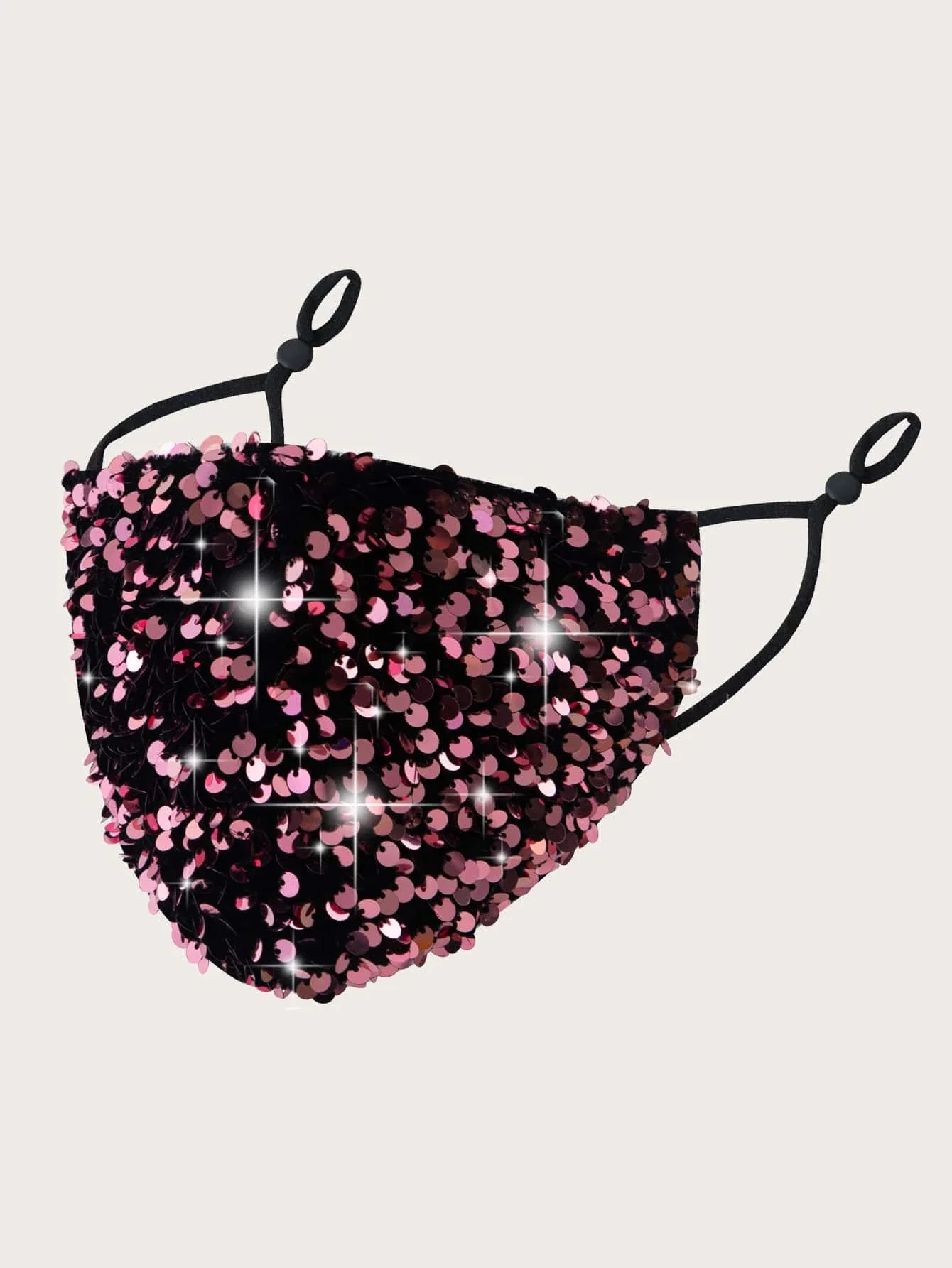 Chinese Supplier U.S. Hot Sale Customized Logo  Outdoor Party Sublimation Sequin Overlay Face Mask