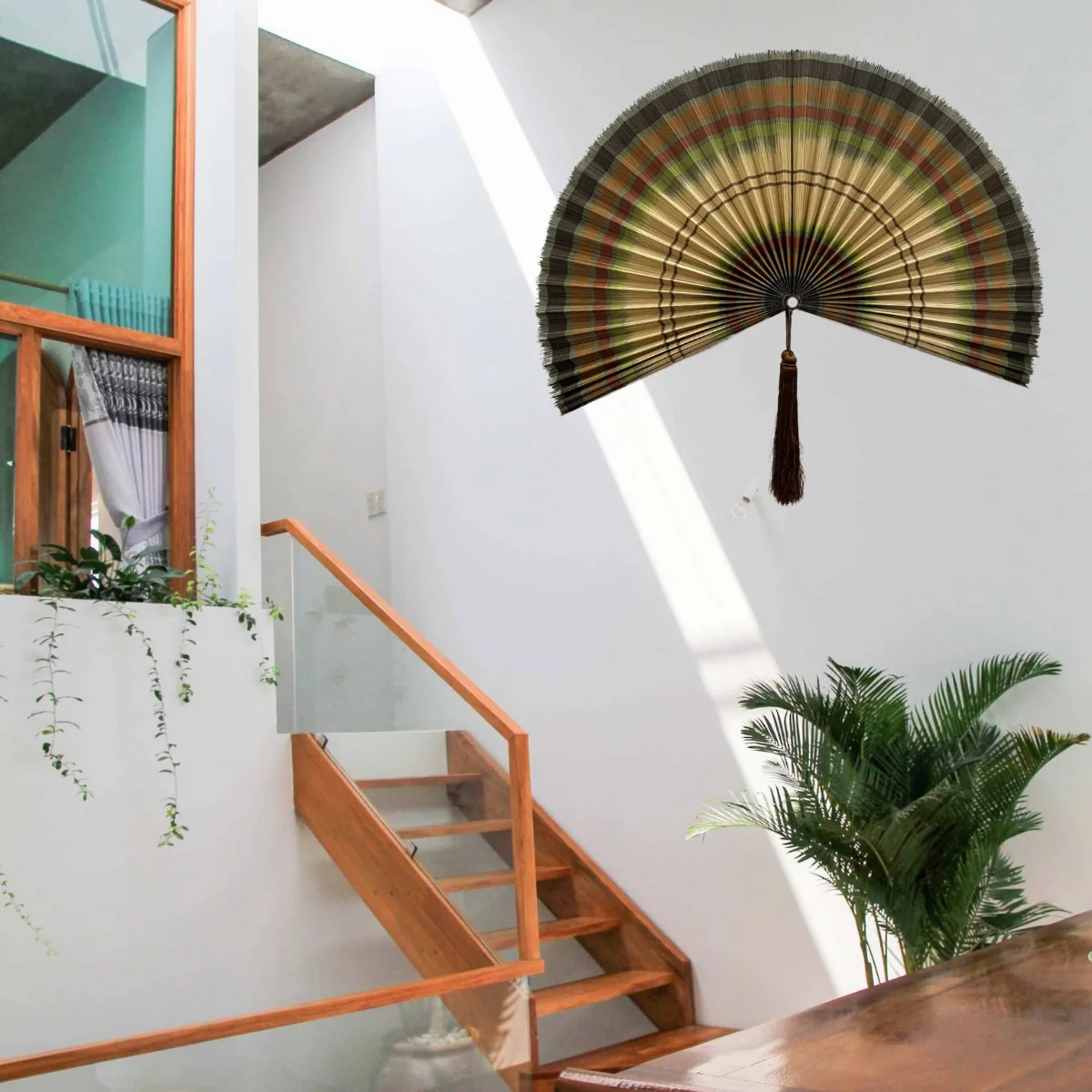 Best Selling Wall Fan Wall Decoration Fan Hanging Bamboo Handicraft Vietnam for Home Vintage