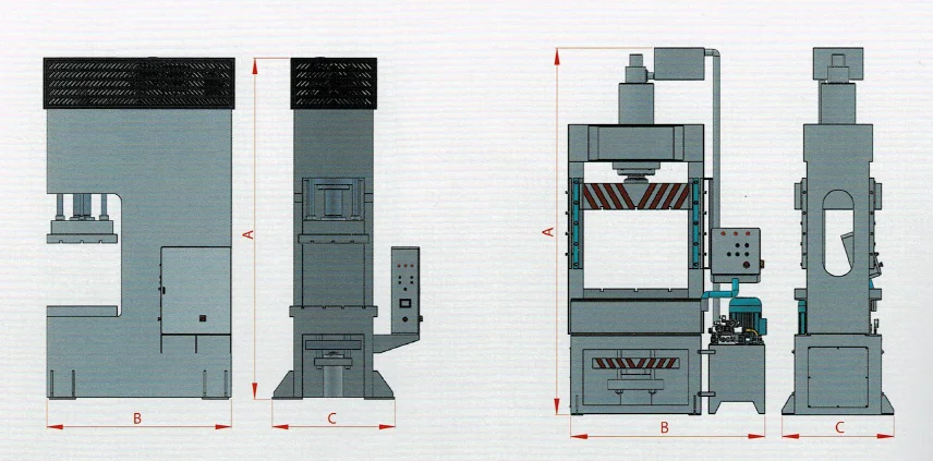 HYDRAULIC DEEP DRAWING PRESS