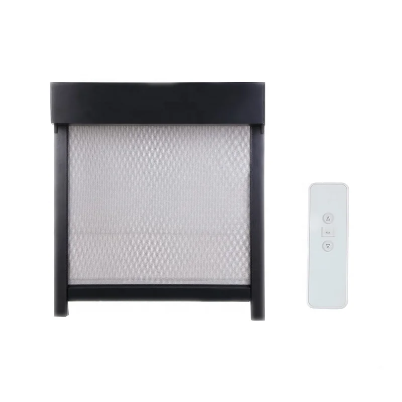 Sunscreen Fabric Industrial Product Against Strong Wind Install Outdoor Zipper Track Motorized Roller Blind