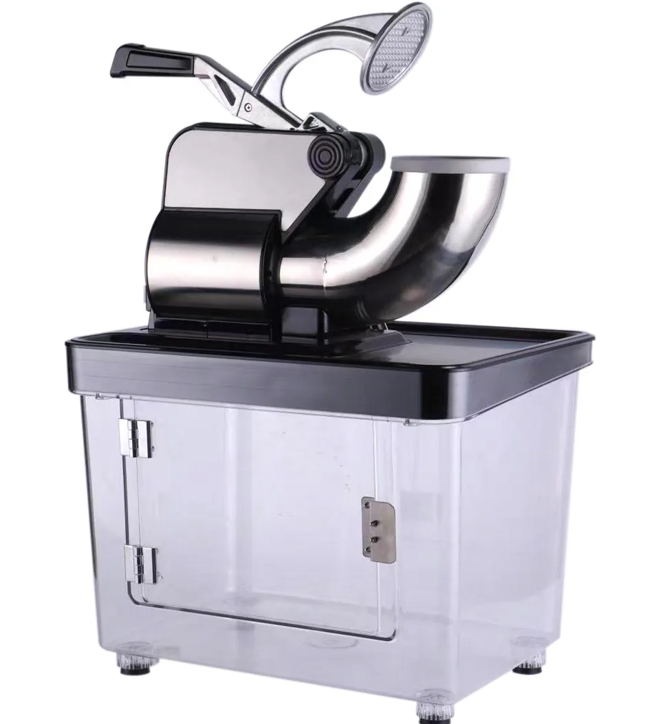 350W stainless steel shaved  ice machine electric snow cone machine with dual blades