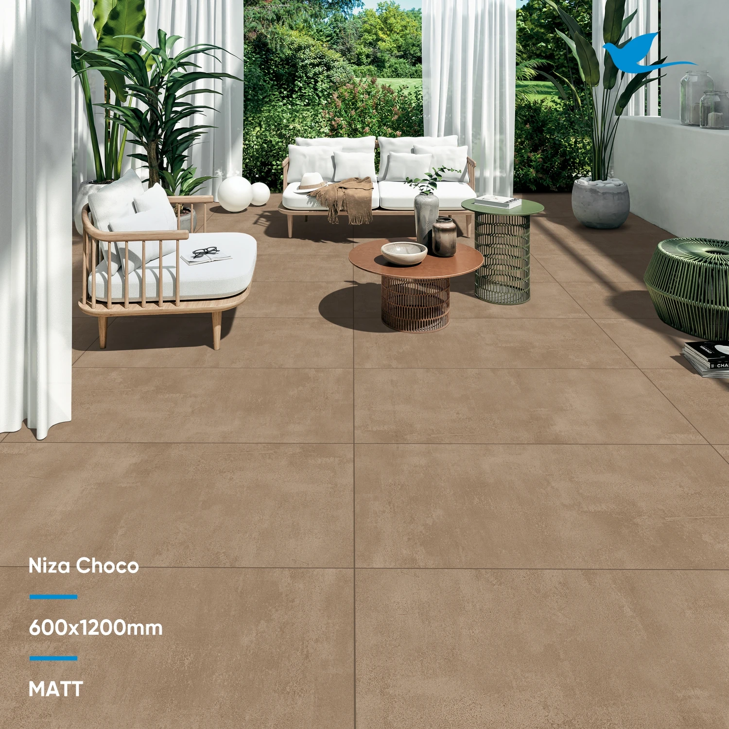 Matt Textured Finish Marble Look Choco Brown Porcelain Floor Tiles Indian Manufacturer Bulk Tiles Supplier 600x600mm Digital Porcelain floor Tiles